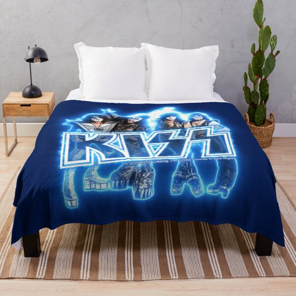 Item preview, KISS ® the Band - Blue Energy Glow designed and sold by musmus76.