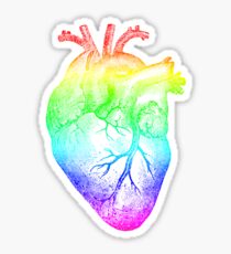 Rainbow Heart Sticker