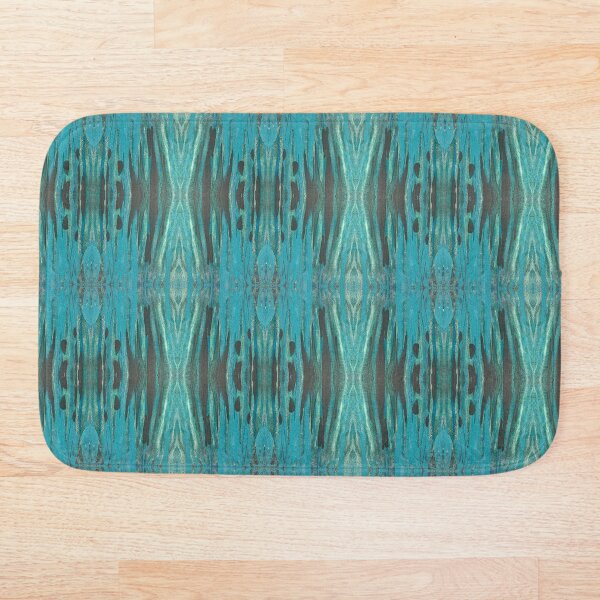 Item preview, Pattern rhombus striped turquoise blue black designed and sold by EnfinityDesign.
