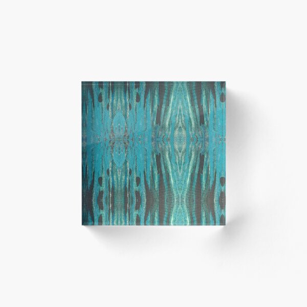 Aperçu de l'œuvre Motif losange rayé bleu turquoise noir créée et vendue par EnfinityDesign.