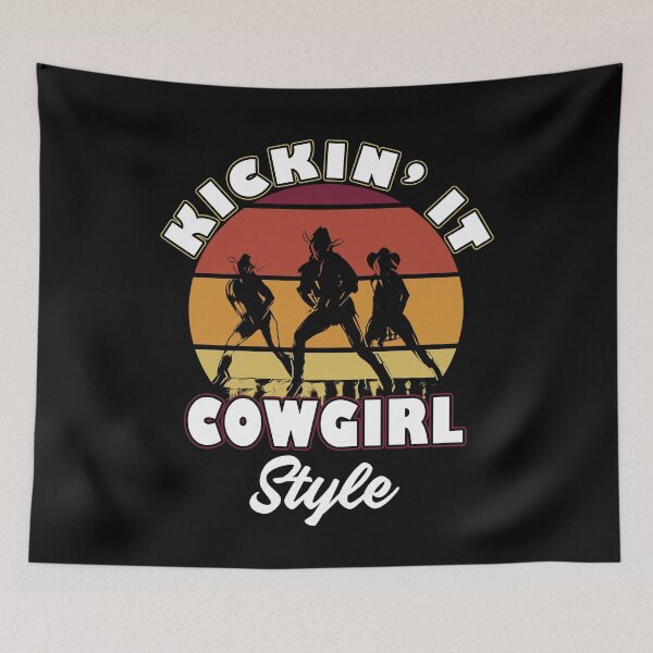 Item preview, Kickin' It Cowgirl Style designed and sold by MoonsmileProd.
