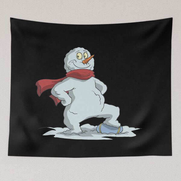Item preview, Snowman rugby football designed and sold by Monkey Ful.