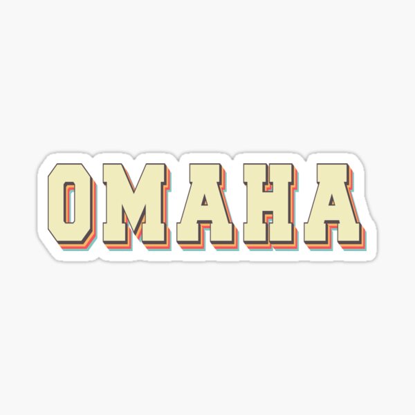 "Omaha" Sticker for Sale by LeliDesigns Redbubble