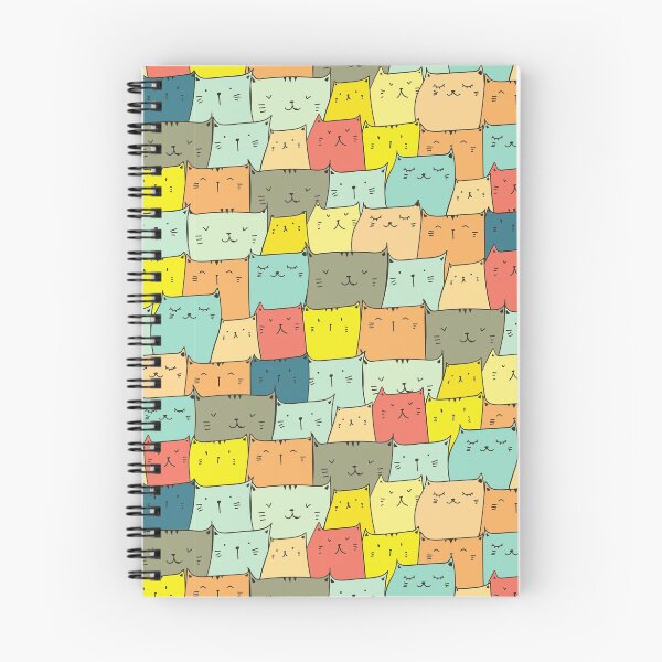 Item preview, Cute Colorful Cats Pattern designed and sold by FitFabFunny.