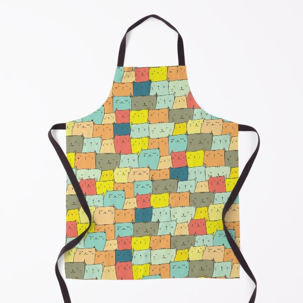Item preview, Cute Colorful Cats Pattern designed and sold by FitFabFunny.
