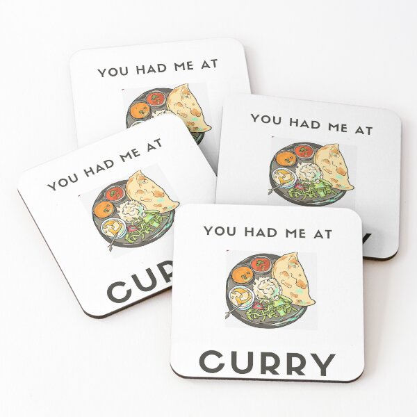 Item preview, You Had Me At Curry Funny Indian design  designed and sold by Chill-Indian.
