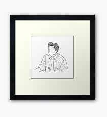 Mulder Outline Framed Print