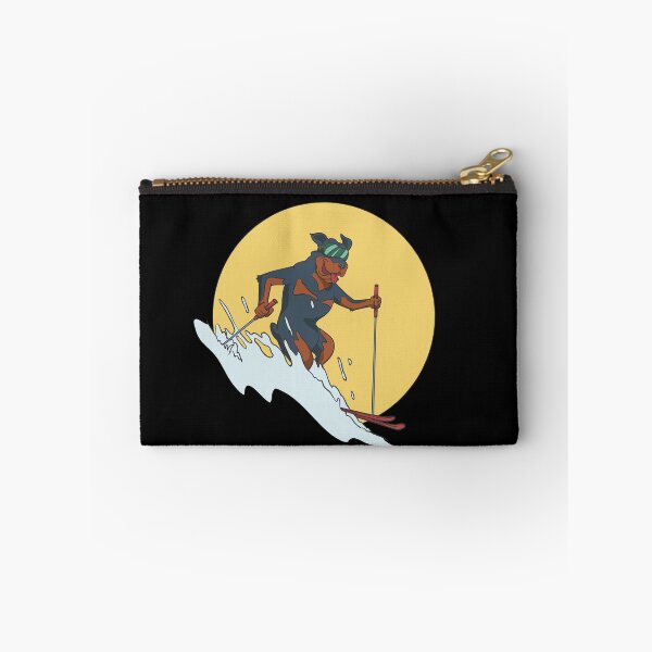 Item preview, Rottweiler dog skiing designed and sold by Monkey Ful.
