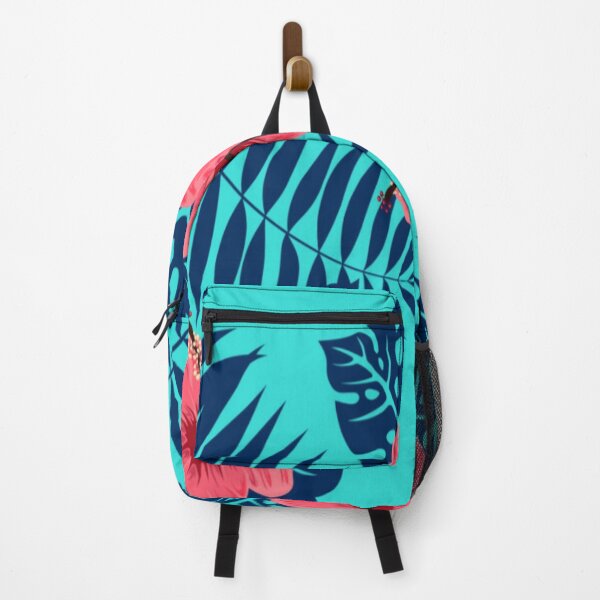 Item preview, Tropical flowers and palm leaves on background vector artwork designed and sold by Mohamed allbdrany.