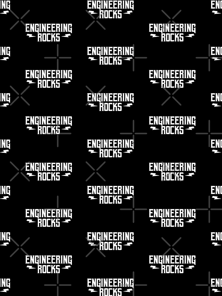 Thumbnail 3 of 3, Scarf, Engineering Rocks designed and sold by teesaurus.