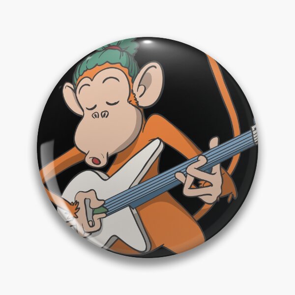 Item preview, Monkey plays guitar designed and sold by Monkey Ful.