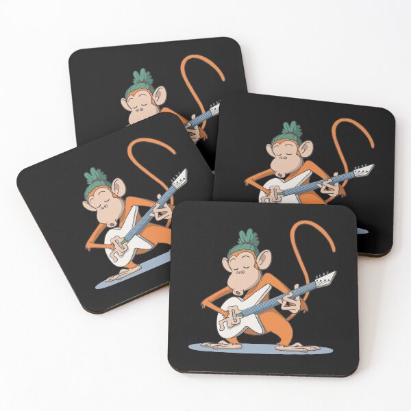 Item preview, Monkey plays guitar designed and sold by Monkey Ful.