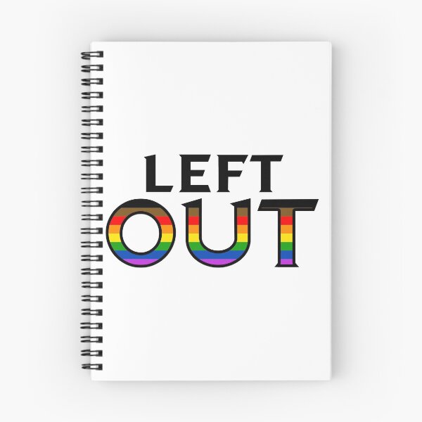 Item preview, Left Out - Transparent Blocky - Black Outline (Philly Pride/POC-Inclusive LGBTQ+ Flag) designed and sold by DanJaguar.