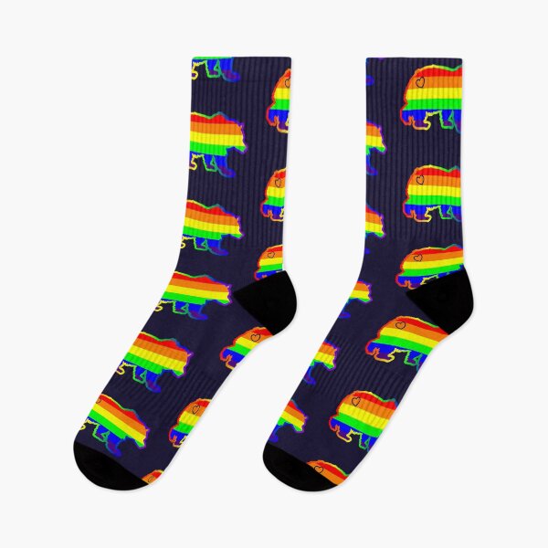 Item preview, Gay Fathers And Mothers Day LGBTQ Rainbow Bear Heart designed and sold by brodyquixote.