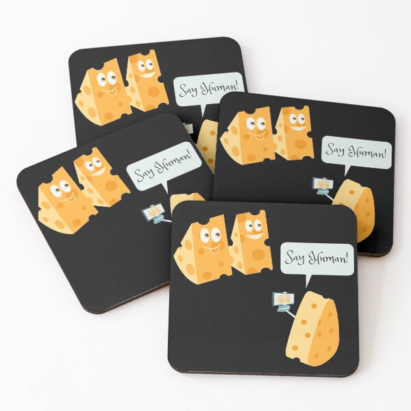 Item preview, Cheesy Picture: Say Human designed and sold by Colorful Misfits.