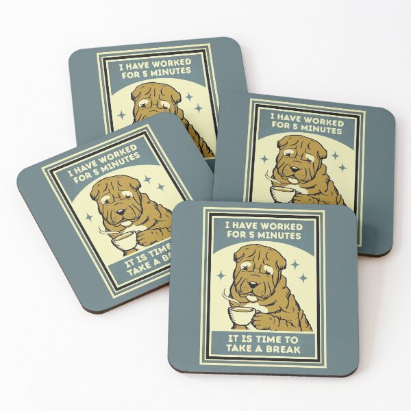 Item preview, Funny Shar Pei Dog Vintage Poster designed and sold by Reiyankhairina.