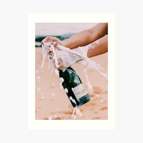 POPPIN BOTTLES Art Print