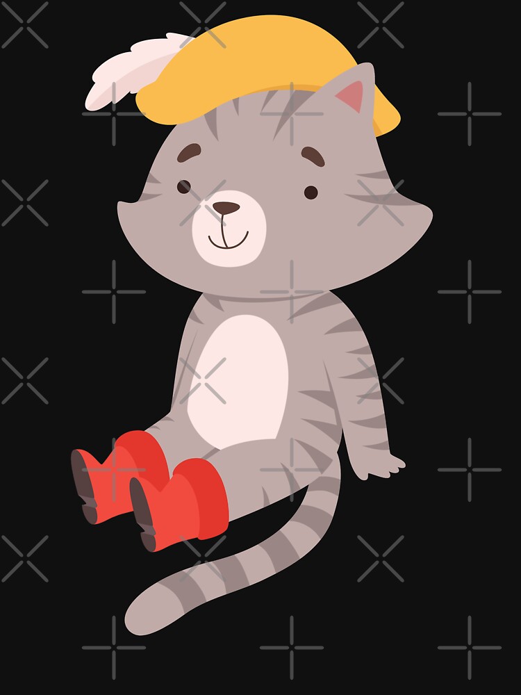 "Cat in Boots Cartoon " Tshirt by Thatdisneylife Redbubble