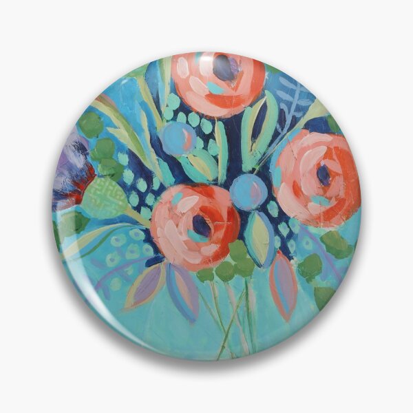 Item preview, Thistle Bouquet Acrylic Painting designed and sold by Melindabythesea.