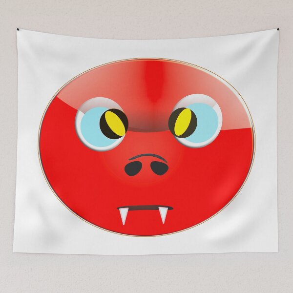 Item preview,   RED GHOST EMOTICON designed and sold by Ralek.