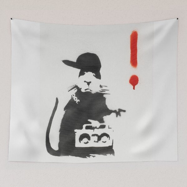 Item preview, Gangsta Rat by Banksy  designed and sold by WE-ARE-BANKSY.