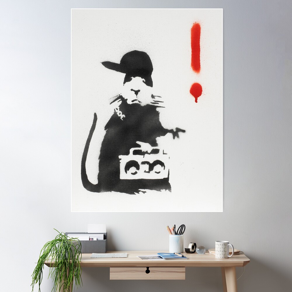 Gangsta Rat by Banksy 