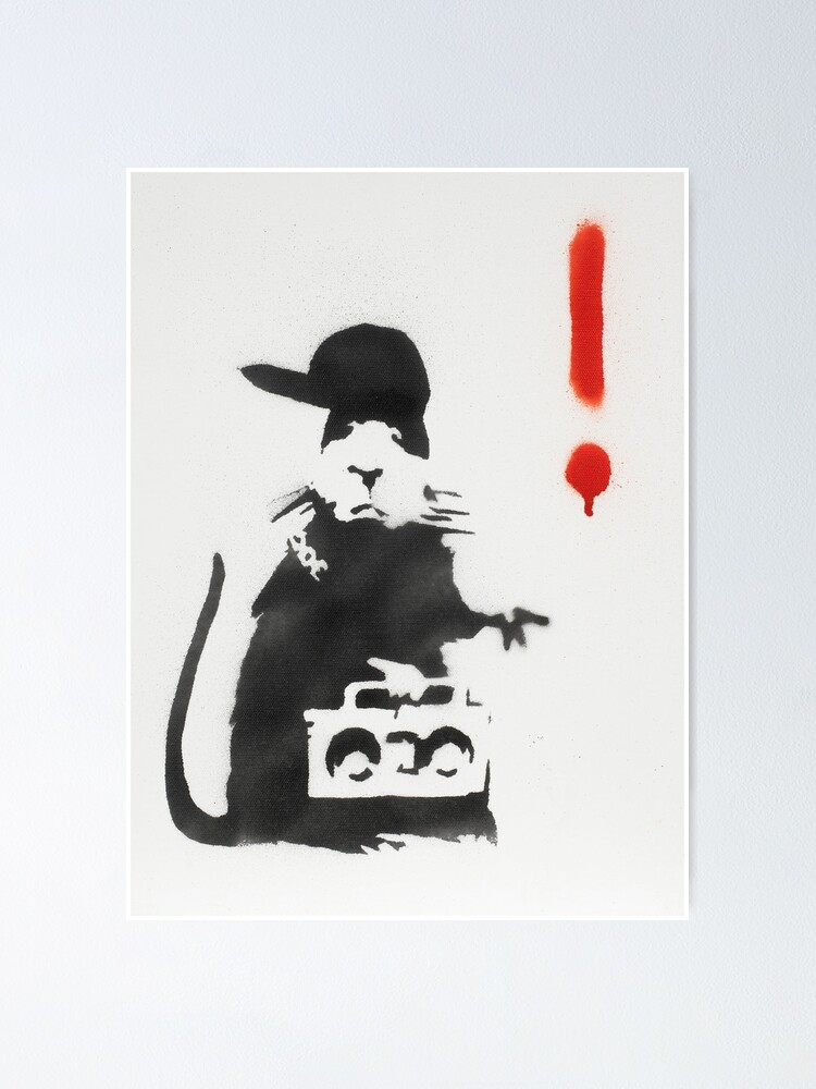 Gangsta Rat by Banksy 