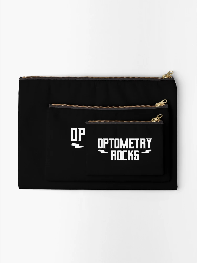 Thumbnail 2 of 4, Zipper Pouch, Optometry Rocks designed and sold by teesaurus.
