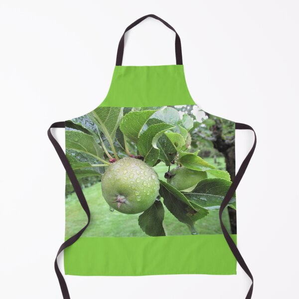 Item preview, Green Apple in the Rain designed and sold by GoNatureDesigns.
