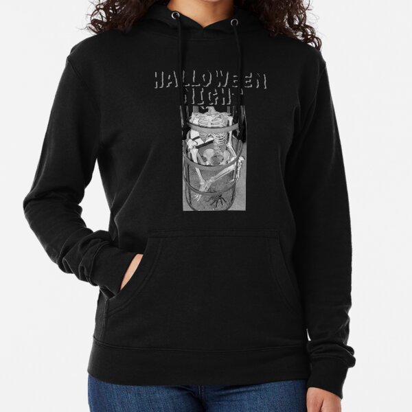 Halloween Night Scary and Spooky Lightweight Hoodie