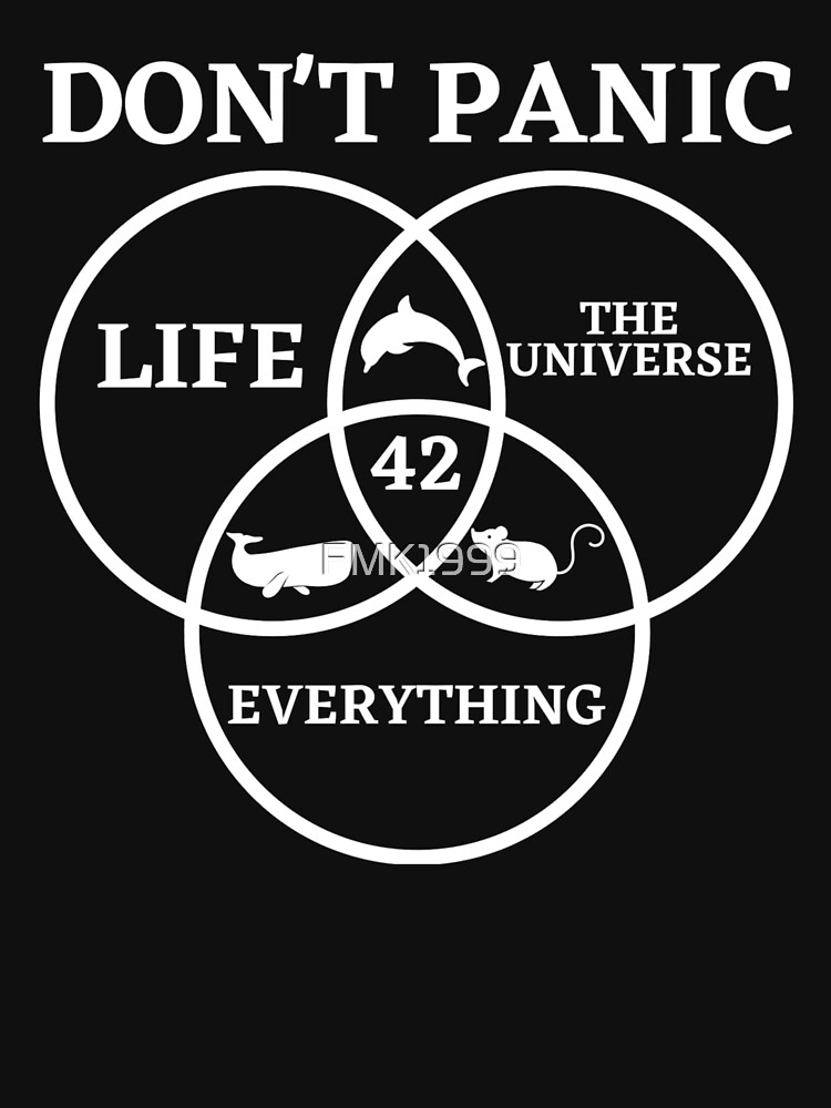 42-answer-to-life-universe-and-everything-don-t-panic-t-shirt-for