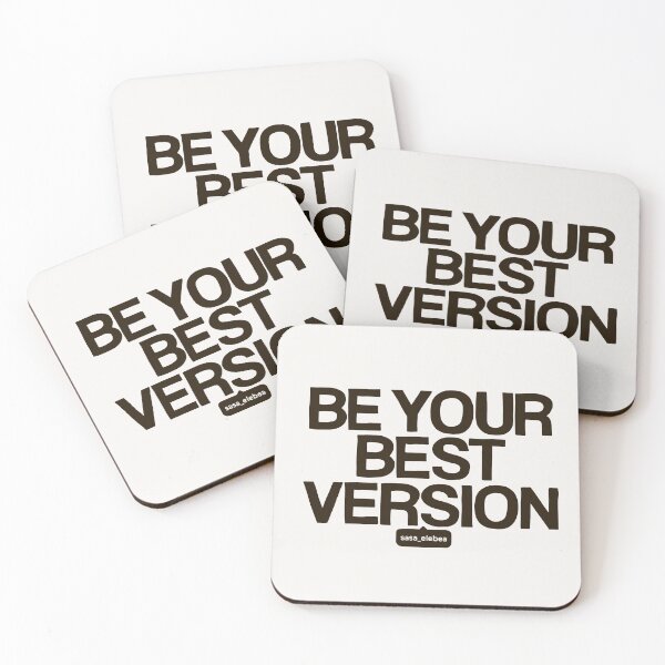 Best version by Sasa Elebea Coasters (Set of 4)
