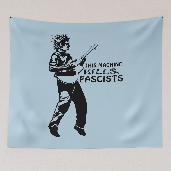 Item preview, This Machine Kills Fascists Guitar Player  designed and sold by MonkeyBusinessC.