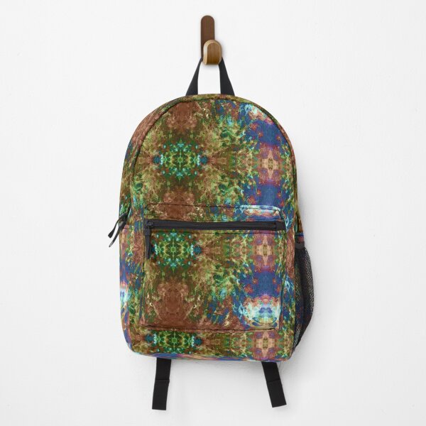 Item preview, Explosion autumn brown abstract blue designed and sold by EnfinityDesign.