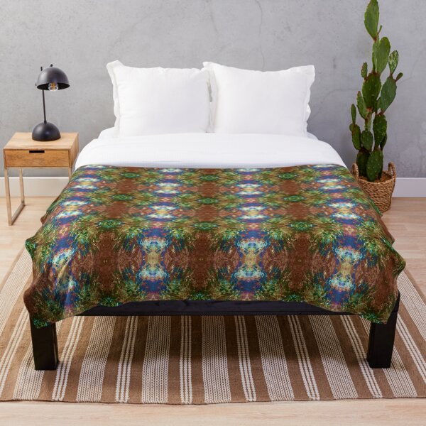 Item preview, Explosion autumn brown abstract blue designed and sold by EnfinityDesign.