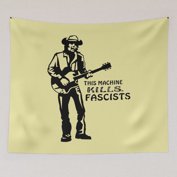 Item preview, This Machine Kills Fascists Guitar Player designed and sold by MonkeyBusinessC.