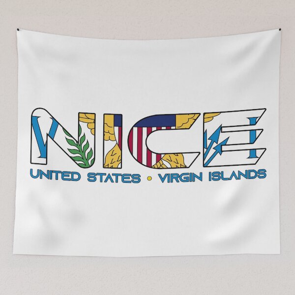 Item preview, NICE USVI designed and sold by WearThePositive.