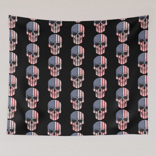 Item preview, Patriotic skull Distressed designed and sold by BampiQ.