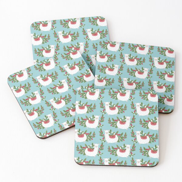 Item preview, Christmas Llama Pattern designed and sold by ketrena.