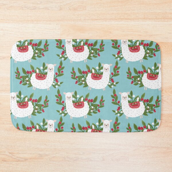 Item preview, Christmas Llama Pattern designed and sold by ketrena.