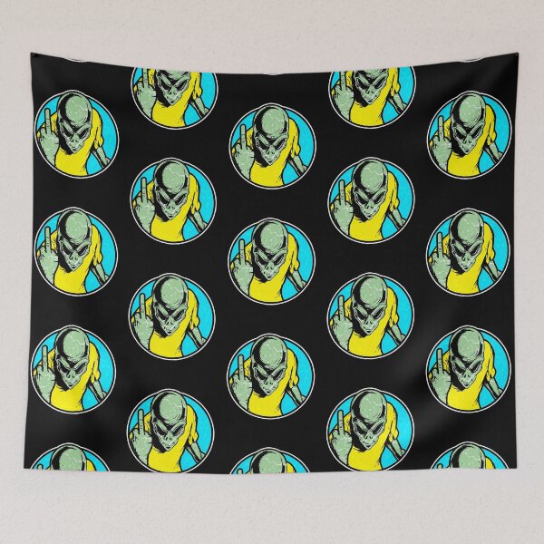 Item preview, Alien divertido muestra el dedo medio designed and sold by Mila1946.