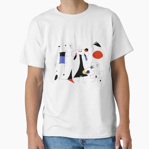 Aperçu de l'œuvre T-shirt Joan Miro Le Soleil (El Sol) 1949 créée et vendue par Joseph Narob.