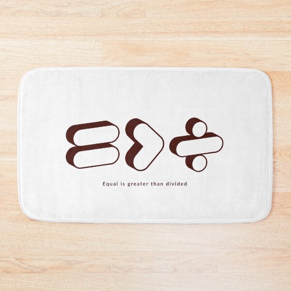 Item preview, Equal is greater than Divided designed and sold by royrahul.