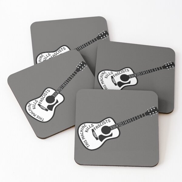 Item preview, This Machine Kills Fascists Guitar designed and sold by MonkeyBusinessC.