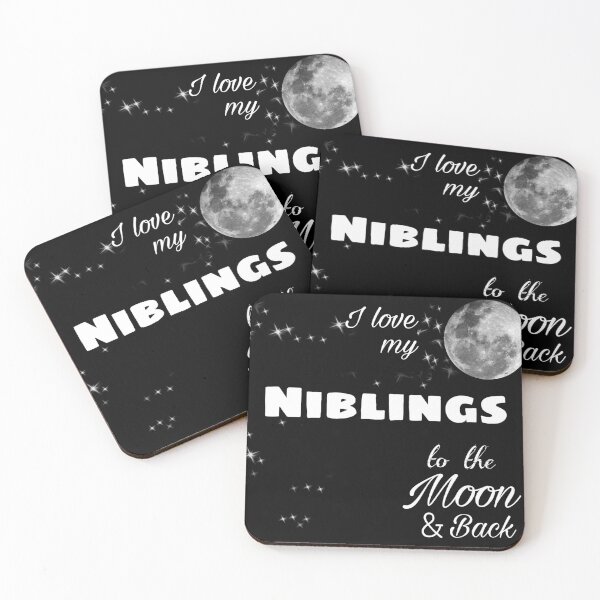 Item preview,  I Love My Nibling to the moon and Back designed and sold by Mr Wolf.