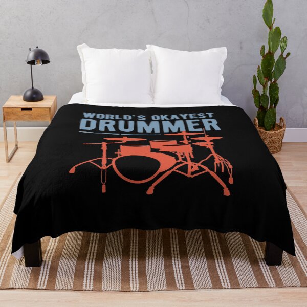 Item preview, Worlds Okayest Drummer Funny Drummer Drumming designed and sold by artworkbyrihen.
