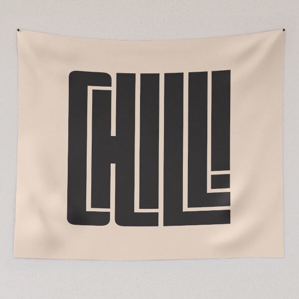 Item preview, CHILL word design designed and sold by AznavourByKarin.