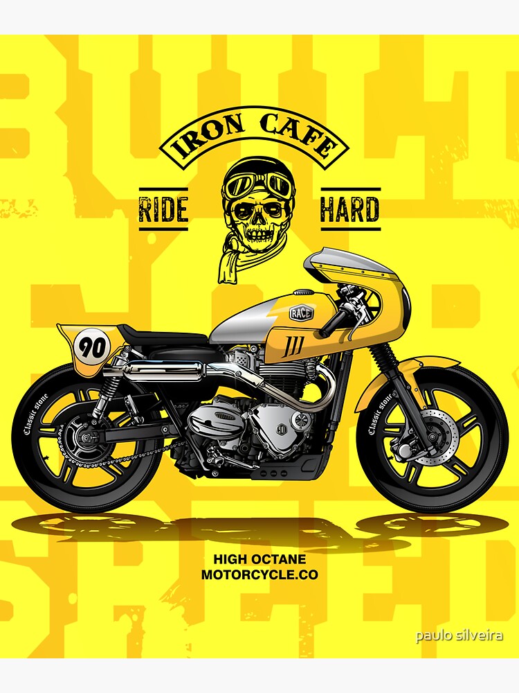 "Motorcycle clothing, custom high octane Iron Cafe for real bikers