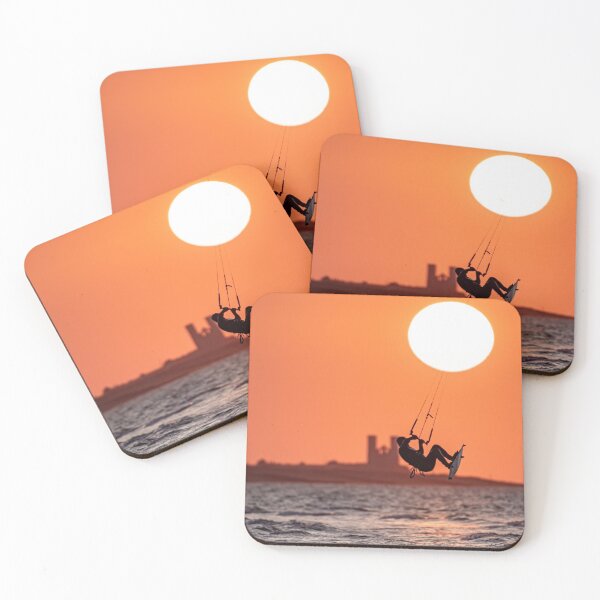 Item preview, Kitesurfing Reculver Sunset designed and sold by rogerstanger.