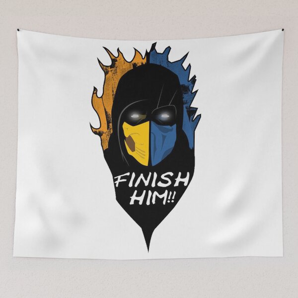 Item preview, Mortal Kombat Scorpion and Subzero FINISH HIM designed and sold by Shinobi23.